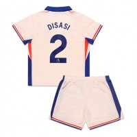 Echipament fotbal Chelsea Axel Disasi #2 Tricou Deplasare 2024-25 pentru copii maneca scurta (+ Pantaloni scurti)